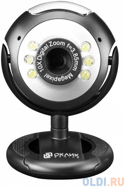 Oklick Камера Web Оклик OK-C8825 черный 0.3Mpix (640x480) USB2.0 с микрофоном 4348597418