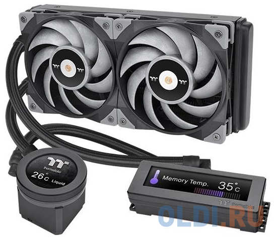 Thermaltake Floe RC Ultra 240 CPU&Memory AIO Liquid Cooler? [CL-W324-PL12GM-A] /All-in-one liquid cooling system/120 Fan*2/memory not include (528016) 4348598266