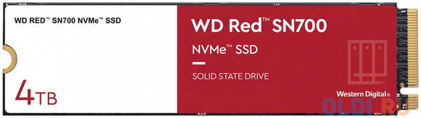 SSD накопитель Western Digital Red SN700 4 Tb PCI-E 4.0 х4 4348599580