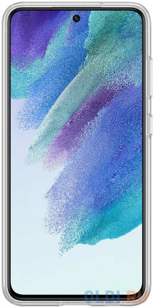 Чехол (клип-кейс) Samsung для Samsung Galaxy S21 FE Slim Strap Cover белый (EF-XG990CWEGRU) 4348599660