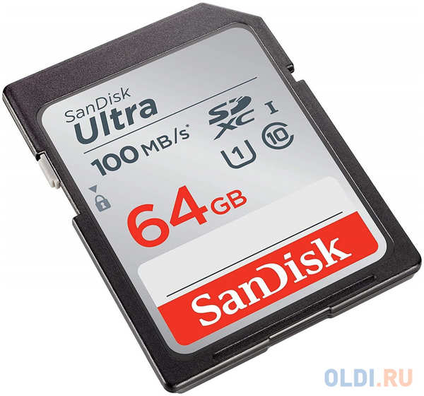 Флеш карта SDXC 64Gb Class10 Sandisk SDSDUNR-064G-GN3IN Ultra 4348599843
