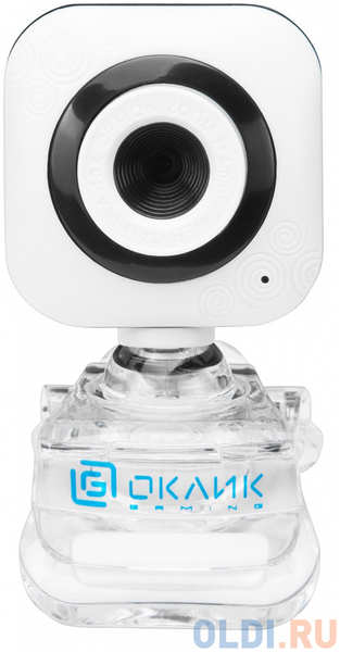 Oklick Камера Web Оклик OK-C8812 белый 0.3Mpix (640x480) USB2.0 с микрофоном 4348599845