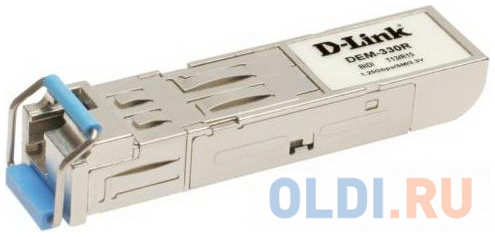 Модуль D-Link DEM-331R/D1A WDM SFP-трансивер с 1 портом 1000BASE-BX-U (Tx:1310 нм, Rx:1550 нм) для одномодового оптического кабеля (до 20/40 км) 4348607638