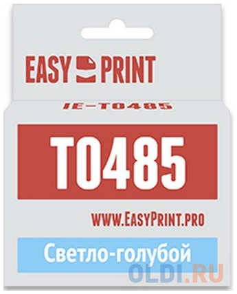 Картридж Easyprint IE-T0485 C13T04854010 для Epson Stylus Photo R200 R300 RX500 RX600 светло голубой 4348621743