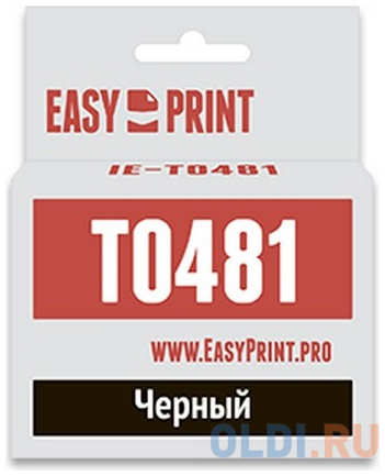 Картридж EasyPrint C13T0481 для Epson Stylus Photo R200/300/RX500/600 черный IE-T0481 4348621748