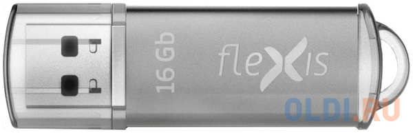 Флешка 16Gb Flexis RB-108 USB 2.0 серый 4348632405