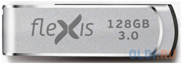 Флешка 128Gb Flexis RS-105 USB 3.0 серебристый 4348632497