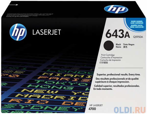 Картридж HP Q5950AC для Color LaserJet 4700 4700dn 4700dtn 4700n 4700ph+ черный 4348633742