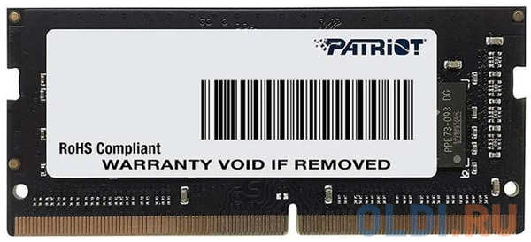 Оперативная память для ноутбука Patriot Signature Line SO-DIMM 16Gb DDR4 2666 MHz PSD416G266681S 4348634661