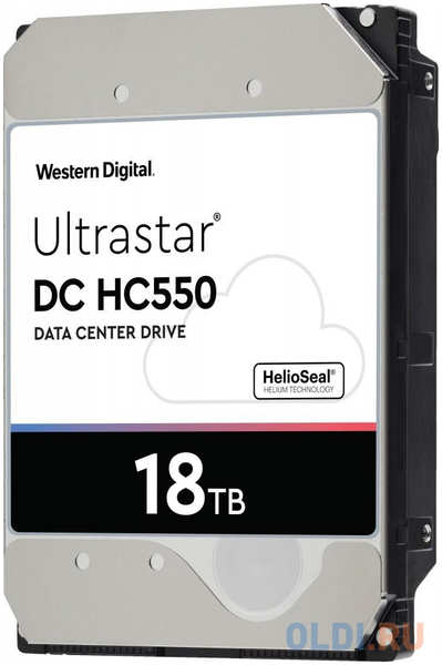 Жесткий диск Western Digital Ultrastar DC HC550 18 Tb 0F38459 WUH721818ALE6L4 4348634832