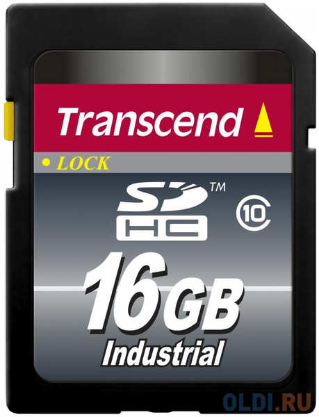 Промышленная карта памяти SDHC Transcend 10I, 16 Гб Class 10 MLC, темп. режим от -40? до +85? 4348634903