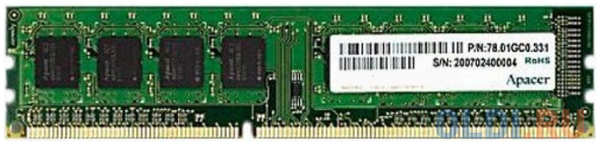 Оперативная память для компьютера Apacer AU08GFA33C9TBGC DIMM 8Gb DDR3 1333MHz 4348637389