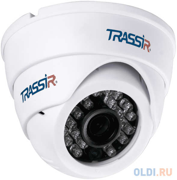 Камера IP Trassir TR-D8121IR2W CMOS 1/2.7″ 2.8 мм 1920 x 1080 H.264 RJ-45 Wi-Fi белый 4348645751