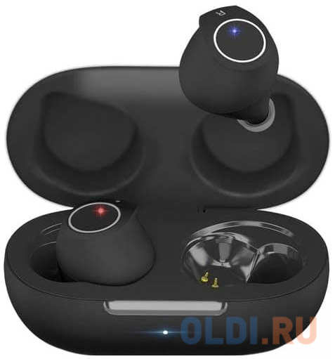 Наушники Hiper TWS LABR Bluetooth 5.0 гарнитура Li-Pol 2x50mAh+400mAh, черный 4348650736