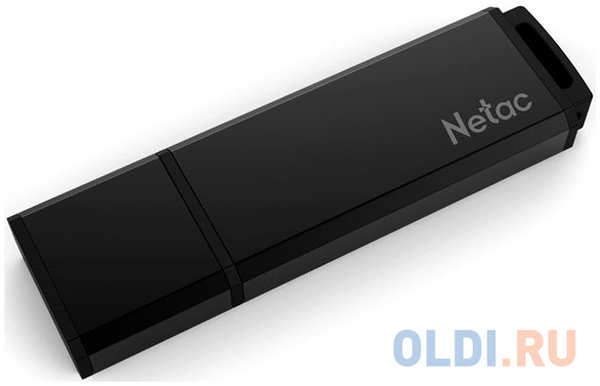 Флеш Диск Netac U351 32Gb, USB3.0, с колпачком, металлическая чёрная 4348650810