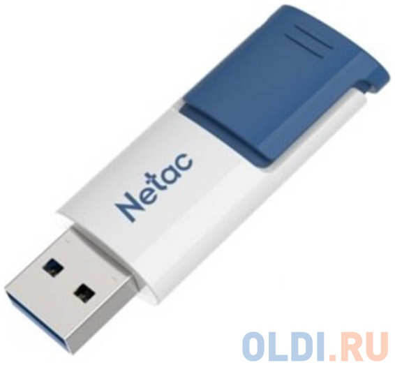 Флеш Диск Netac U182 Blue 32Gb, USB3.0, сдвижной корпус, пластиковая бело-синяя 4348650821