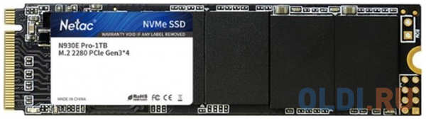 SSD накопитель Netac N950E Pro 1 Tb PCI-E 3.0 x4 4348653899