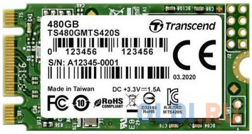 SSD накопитель Transcend MTS420 480 Gb SATA-III 4348658227