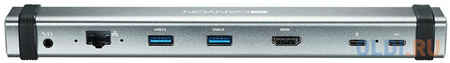 Canyon Multiport Docking Station with 7 ports: 2*Type C+1*HDMI+2*USB3.0+1*RJ45+1*audio 3.5mm, Input