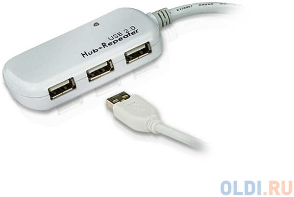 Концентратор USB ATEN UE2120H 4порта USB2.0 черный 4348840598