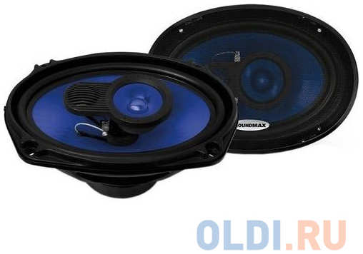 Автоакустика Soundmax SM-CSE693 коаксиальная 3-полосная 15-23см 110Вт-220Вт