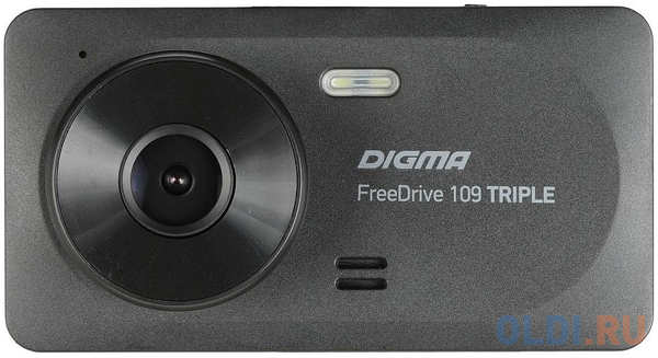 Видеорегистратор Digma FreeDrive 109 TRIPLE черный 1Mpix 1080x1920 1080p 150гр. JL5601 4348869796