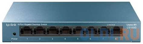 Коммутатор TP-LINK LS108G 8-портовый 10/100/1000 Мбит/с настольный коммутатор 4348872163