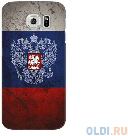 Чехол Deppa Art Case и защитная пленка для Samsung Galaxy S6, Патриот_Флаг