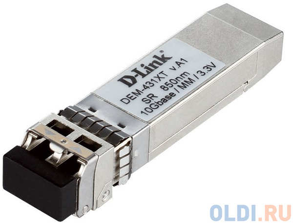 Трансивер сетевой D-Link 10GBASE-SR SFP+ Transceiver(with DDM), 3.3V, up to 300m multi-mode fiber cable distance coverage 4348876884
