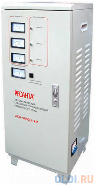 Стабилизатор напряжения Ресанта ACH-9000/3-ЭМ серый 4348919920