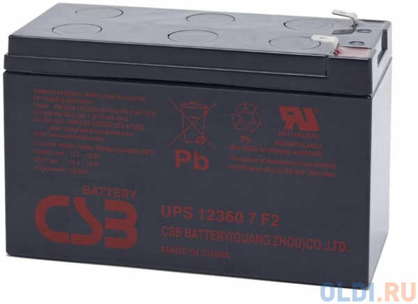 Батарея для ИБП CSB UPS12360 6 F2 12В 7.5Ач 4348925338