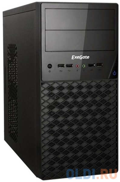 Корпус microATX Exegate QA-413U 600 Вт чёрный EX278430RUS 4348947271