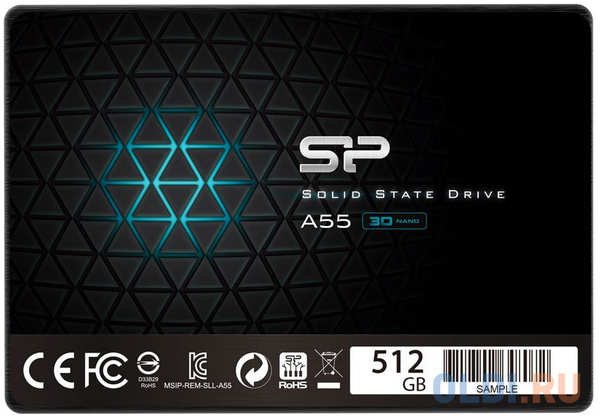 SSD накопитель Silicon Power Ace A55 512 Gb SATA-III 4348949198