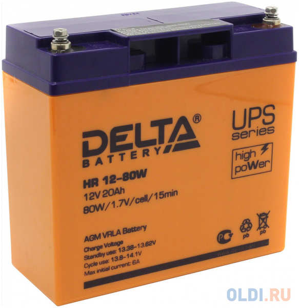 Батарея Delta HR 12-80W 20Ач 12B