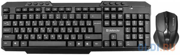 Беспроводной набор Клавиатура + Мышь Jakarta C-805 RU, ,полноразмерный DEFENDER
