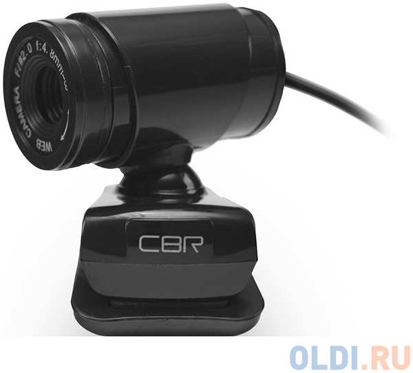 Веб-камера CBR CW 830M с матрицей 0,3 МП, 640х480, USB 2.0, вст. й микроф., ручная фокусировка, крепление на мониторе, кабель 1,4 м