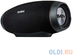 Колонка порт. Sven PS-230 черный 12W 1.0 BT / USB (SV-017576)