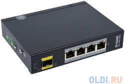Коммутатор D-Link DIS-100G-5PSW / A1A Промышленный неуправляемый коммутатор с 4 портами 10 / 100 / 1000Base-T, 1 портом 1000Base-X SFP, функцией энергосбере (DIS-100G-5PSW/A1A)