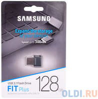 Внешний накопитель 128GB USB Drive <USB 3.1 Samsung FIT Plus (up to 300Mb / s) (MUF-128AB / APC) (MUF-128AB/APC)