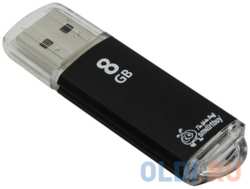 Smart Buy Внешний накопитель 8Gb USB Drive <USB2.0 Smartbuy V-Cut (SB8GBVC-K)