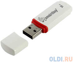 Smart Buy Внешний накопитель 16Gb USB Drive <USB2.0 Smartbuy Crown White (SB16GBCRW-W)