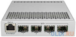 Коммутатор MikroTik CRS305-1G-4S+IN Cloud Router Switch 305-1G-4S+IN with 800MHz CPU, 512MB RAM, 1xGigabit LAN, 4 x SFP+ cages, RouterOS L5 or SwitchO