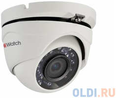 Hikvision Камера HiWatch DS-T103 (2.8 mm) 1Мп уличная купольная HD-TVI камера с ИК-подсветкой до 20м 1 / 4″″ CMOS матрица; объектив 2.8мм; угол обзора 9 (DS-T103 (2.8 MM))