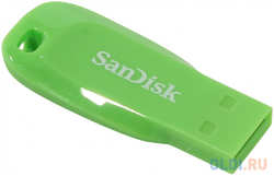 Флешка USB 16Gb SanDisk CZ50 Cruzer Blade SDCZ50C-016G-B35GE зеленый