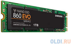 Твердотельный накопитель SSD M.2 1 Tb Samsung MZ-N6E1T0BW Read 550Mb / s Write 520Mb / s 3D NAND TLC