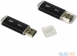 Внешний накопитель 32GB USB Drive <USB 2.0 Silicon Power Ultima USB2.0 черный (SP032GBUF2U02V1K)