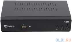 Цифровой телевизионный DVB-T2 ресивер HARPER HDT2-5050 с функцией FHD медиаплеера