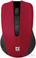 Беспроводная оптическая мышь Defender Accura MM-935 красный,4 кнопки,800-1600 dpi (52937)