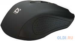 Беспроводная оптическая мышь Defender Accura MM-935 черный,4 кнопки,800-1600 dpi (52935)