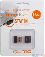 Флешка USB 16Gb QUMO NanoDrive USB2.0 QM16GUD-NANO-B